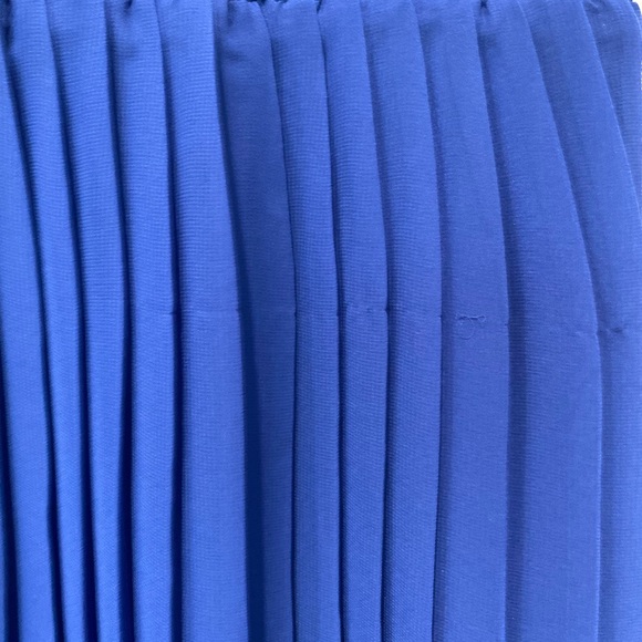 Blue mini plaid skirt. Size S - Picture 5 of 6